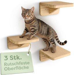 Produktbild von Knupis Kratzbaum Katzen Kletterwand 3er Set