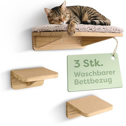 Produktbild von Knupis Kratzbaum Katzen Kletterwand Set mit