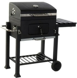 Produktbild von Kohlegrill mit Deckel und Rollen Metall und Stahl DKD Home Decor