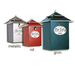 Produktbild von Koi Cafe Teich Futterautomat rot