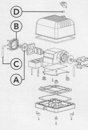 Produktbild von Koi Flow 30 Ersatzteil Set