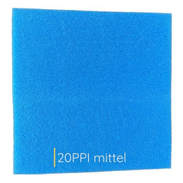 Produktbild von Koi Herdecke Aquariumfilter Filterschaum 20 PPI 50x50x3 cm - 1 Stk.