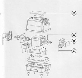 Koi Pro Hi Blow 50 Ersatzteil Set – Bild 1 von 3