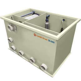 Produktbild von Koi Pro Teich Trommelfilter Combi Drum 30000 mit Biokammer -...