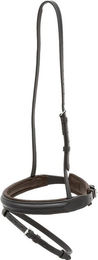 Produktbild von Kombinierte Nasenriemen für Pferde mit verchromten quadratischen Schnallen Kieffer Flash Comfort I