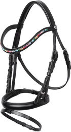 Produktbild von Kombinierter Pferdezaum mit Nasenband für Ponys Horze Rainbow Dash