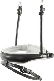 Produktbild von Kombiniertes Reithalfter für Pferde aus anatomisch geformtem Leder, rund BR Equitation Pull-back