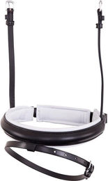 Kombiniertes Reithalfter für Pferde aus breitem, gewölbtem Leder BR Equitation Pull-back – Bild 1 von 2