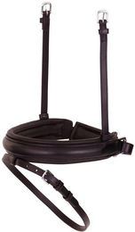 Produktbild von Kombiniertes Reithalfter für Pferde aus breitem, gewölbtem Leder BR Equitation Pull-back