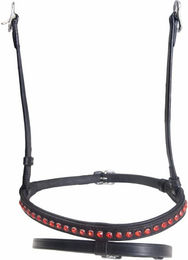Produktbild von Kombiniertes Reithalfter für Pferde mit einer Reihe von Kristallen Karlslund Kombi