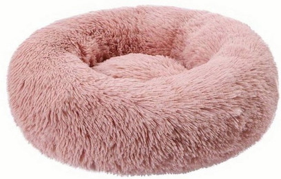 Produktbild von KomfortHome Tierbett Plüsch rund für Hunde und Katzen