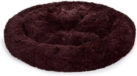 Produktbild von KomfortHome Tierbett Plüsch rund für Hunde und Katzen