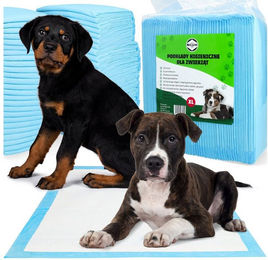 Produktbild von KomfortHome Tierdecke Hundetoilette Welpenunterlage Trainingsunterlage Hundepads, Vliesstoff, Zellstoff, PE-Folie, Hygiene-Unterlage Hund Katze Saugfähig Auslaufsicher M L XL