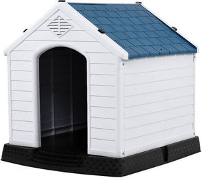 KOMFOTTEU Hundehütte, Hunde-Haus mit Belüftungsystem und Befestigungsvorrichtung – Bild 1 von 5