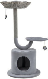 Produktbild von KOMFOTTEU Kratzbaum 106 cm Katzenhaus Aktivitätszentrum