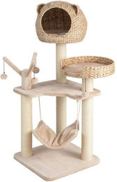 Produktbild von KOMFOTTEU Kratzbaum 121 cm hoher 5-lagiger Kletterturm