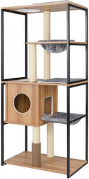 Produktbild von KOMFOTTEU Kratzbaum 5-stöckig mit gepolsterter Aussichtsplattform