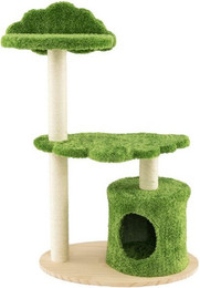 Produktbild von KOMFOTTEU Kratzbaum 97 cm mit Plüschoberfläche