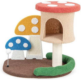 Produktbild von KOMFOTTEU Kratzbaum Katzenbaum Indoor mit Katzenhöhle und Plattformen