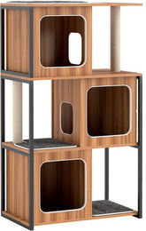 Produktbild von KOMFOTTEU Kratzbaum mit 3 Katzenhäusern und Sisal-Kratzstangen