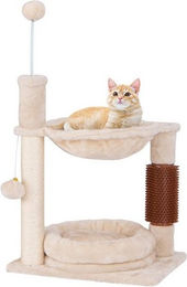 Produktbild von KOMFOTTEU Kratzbaum mit Katzenbett und Hängematte