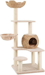 Produktbild von KOMFOTTEU Kratzbaum mit Katzenhöhle und Plüsch-Sitzplatz