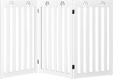 Produktbild von KOMFOTTEU Tierabsperrgitter Hundegitter 89 cm hoch 3 Paneele