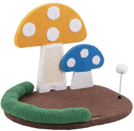 Produktbild von KOMFOTTEU Tierbett mit Kratzbaum, Sisalbrett und Federball