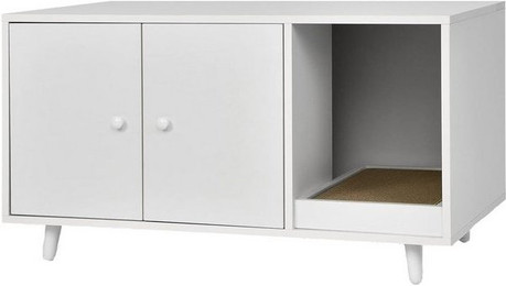 Produktbild von KOMFOTTEU Tierhaus 2 in 1 Katzenschrank