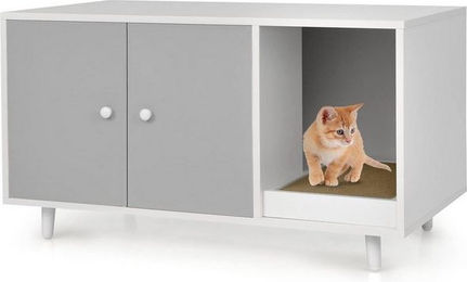 Produktbild von KOMFOTTEU Tierhaus 2 in 1 Katzenschrank