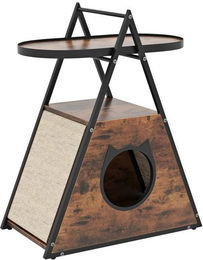 Produktbild von KOMFOTTEU Tierhaus 2-in-1 Katzenschrank und Beistelltisch
