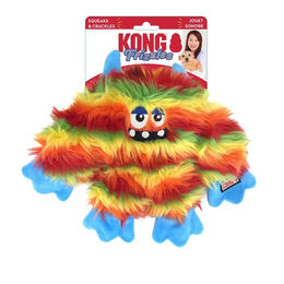 KONG Hunde-Plüschspielzeug Frizzle Zazzle bunt, Maße: ca. 22 x 24 cm – Bild 1 von 4