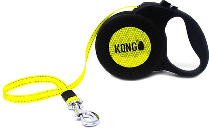 Produktbild von KONG Reflect Einziehbare Leine Schwarz Größe M bis 30 kg