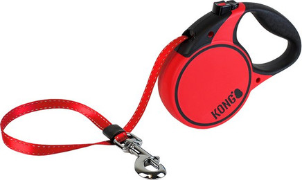 Produktbild von KONG Terrain Einziehbare Leine Rot Größe L bis 50 kg - 5 m