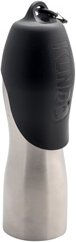 Produktbild von KONG Wasser-Trinkflasche Edelstahl H2O schwarz