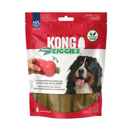 Produktbild von KONG Ziggies Enhanced Größe M/L für mittlere und große Hunde - 2 x 227 g