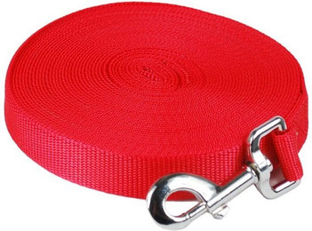 Produktbild von Kongs Hundeleine Fährtenleine Rot Schleppleine Suchleine Ausbildungsleine - 2 m