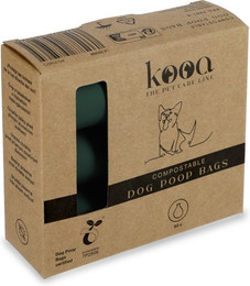 Produktbild von kooa Kompostierbare Hundekotbeutel - 6 x 15 Stk.