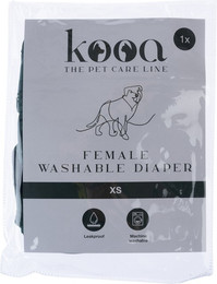 Produktbild von kooa Waschbare Windel für Hündinnen Größe XS