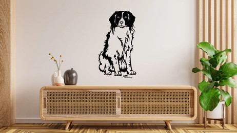 Produktbild von Kooikerhondje Wandtattoo Wandbild Wandsticker Wandaufkleber Wanddekoration