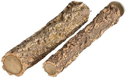 Produktbild von Kork-Deko Vogelspielplatz 2er-Pack Vogelsitzstangen aus Naturkork