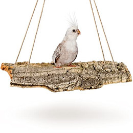 Produktbild von Kork-Schaukel XXL 50x20 cm für Vogel-Volieren