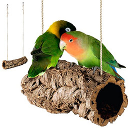 Produktbild von Korkröhre als Vogelschaukel aus Naturkork