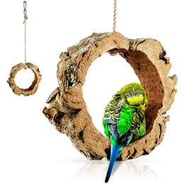 Produktbild von Korkschaukel rund aus Naturkork für Vögel und Nager - 1 Stk.