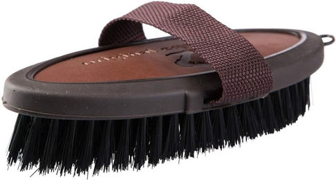 Produktbild von Körperbürste für Pferde Ledergriff Horze Maddox