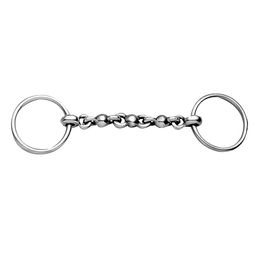 Produktbild von Korsteel Waterford Unterlegtrense Loose Ring 14 cm Silber