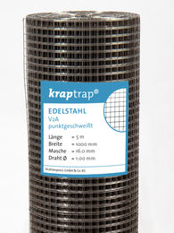 Produktbild von Kraptrap® Voliere Volierendraht Edelstahl V2A