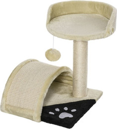 Produktbild von Kratzbaum Katzenbaum mit Spielbällen und Sisalseil-Kratzstangen Beige