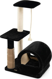 Produktbild von Kratzbaum klein 92 cm mit Katzenhöhle aus Bambus