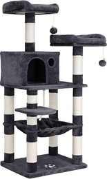 Produktbild von Kratzbaum mit Hängematte 143 cm Grau